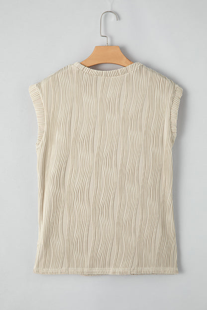 Hailey Wavy Textured Top