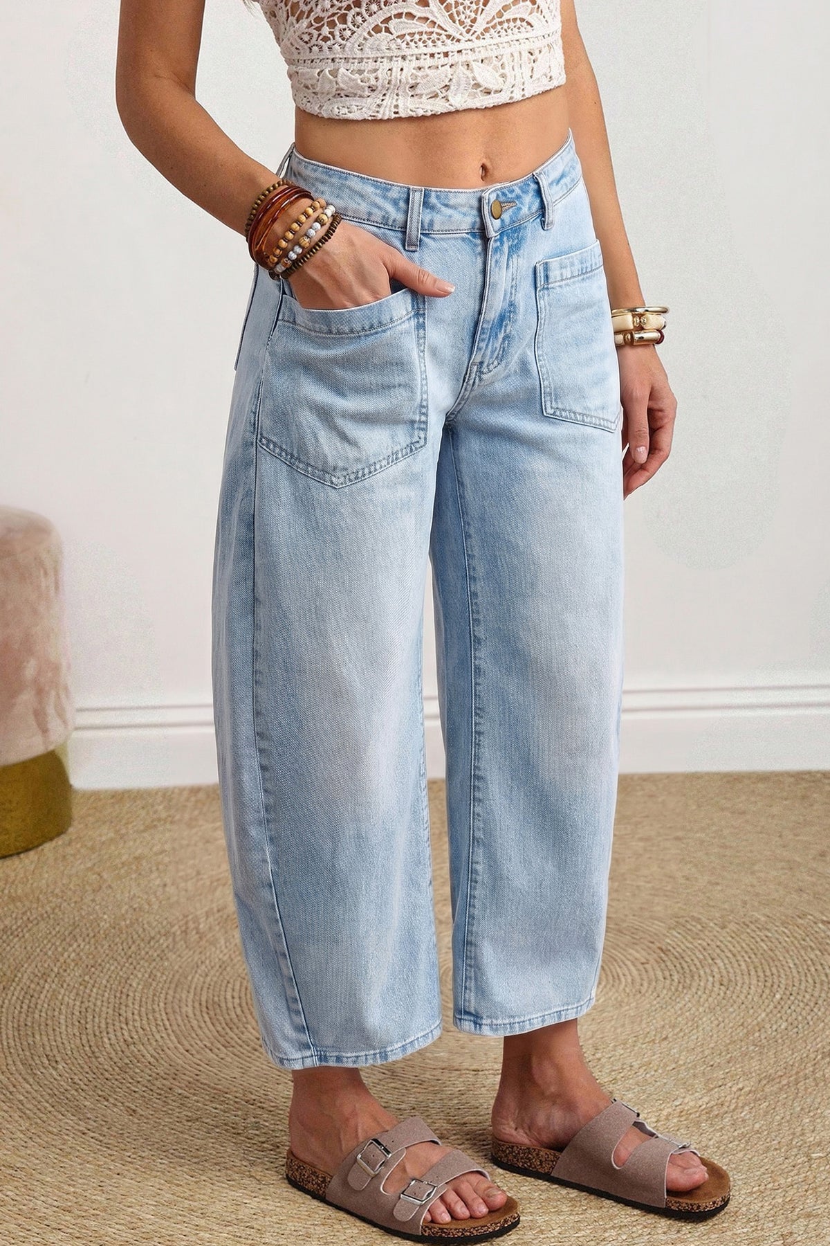 Celine Mid-rise Barrel Jeans
