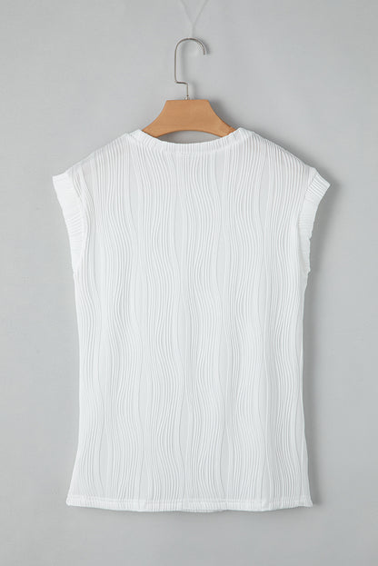 Hailey Wavy Textured Top