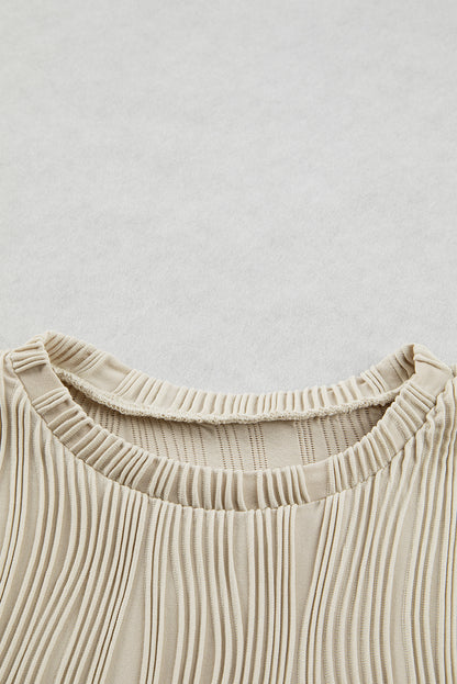 Hailey Wavy Textured Top