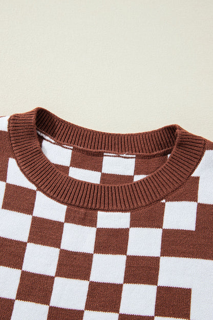 Kaya Checkered Sweater