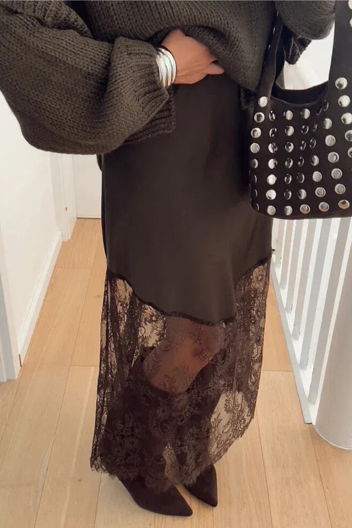 Sienna Lace Shift Skirt