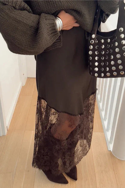 Sienna Lace Shift Skirt