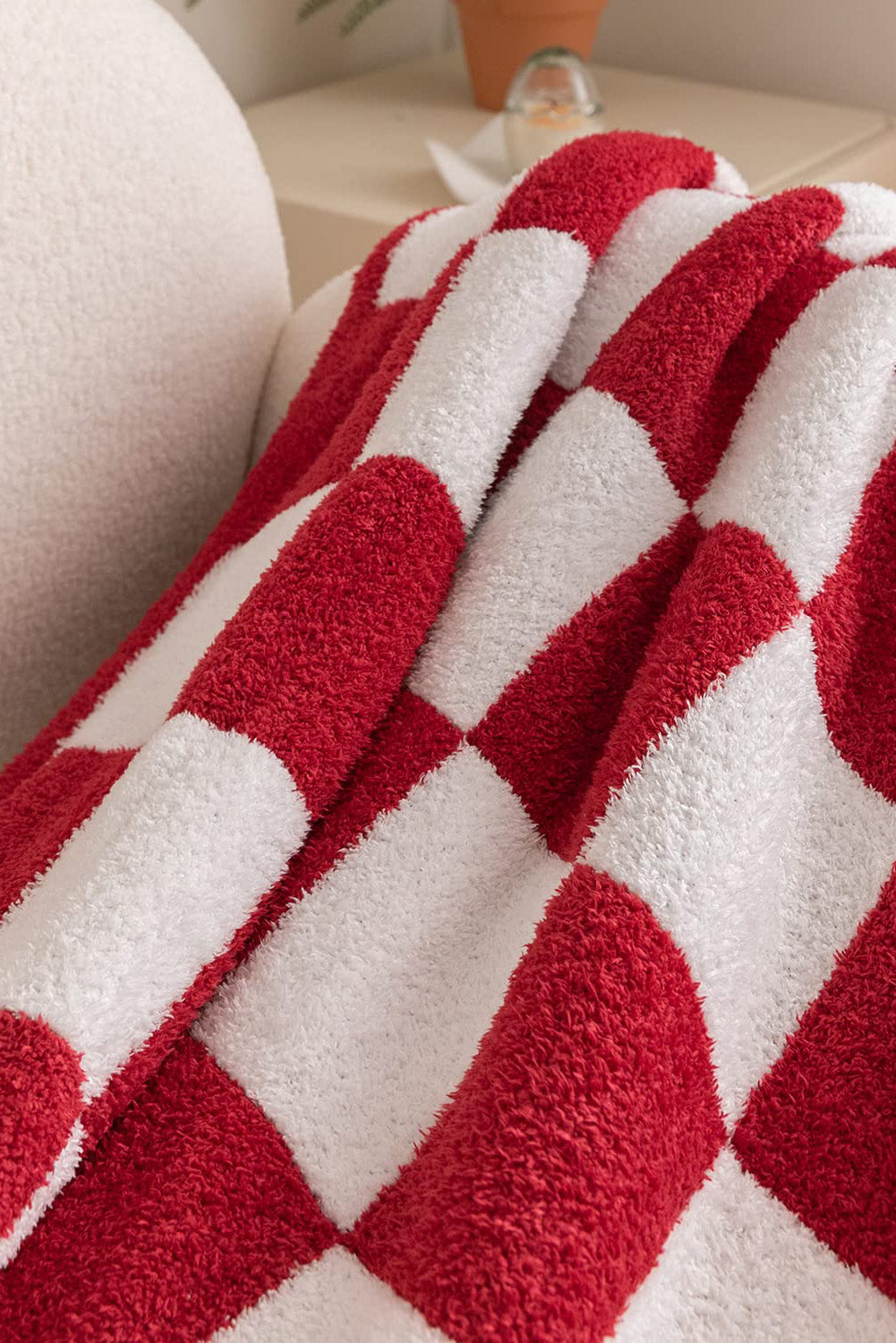 Checkerboard Flannel Blanket
