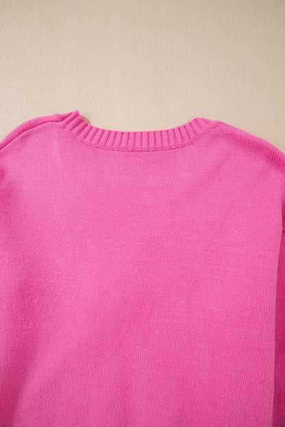 Nina Bow Drop Sleeve Sweater