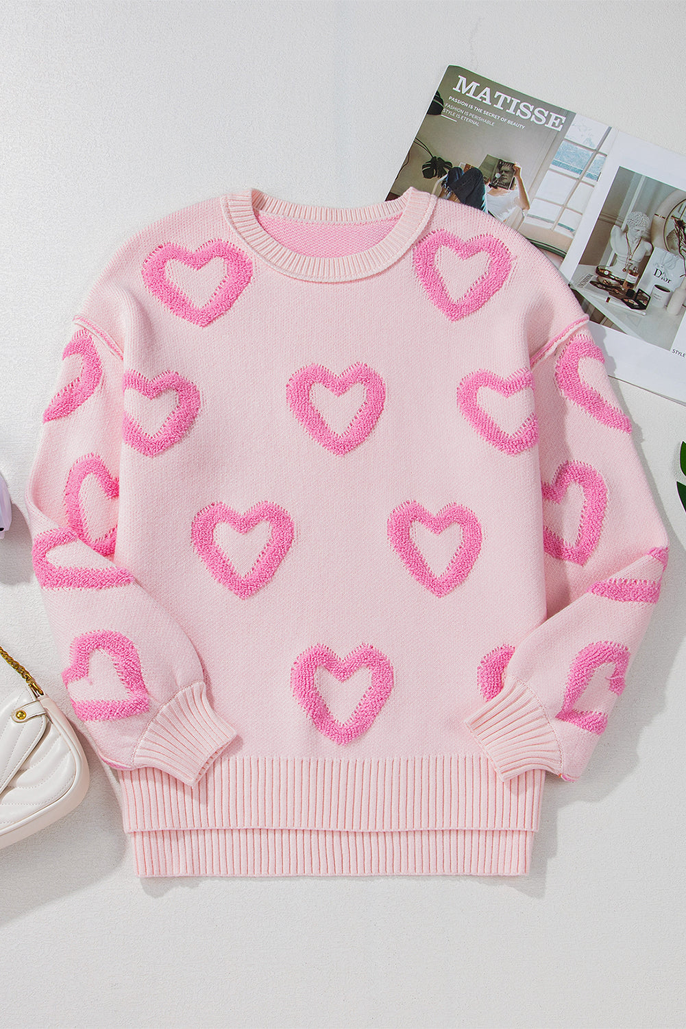 Verena Heart Oversized Sweater