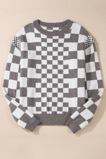 Kaya Checkered Sweater