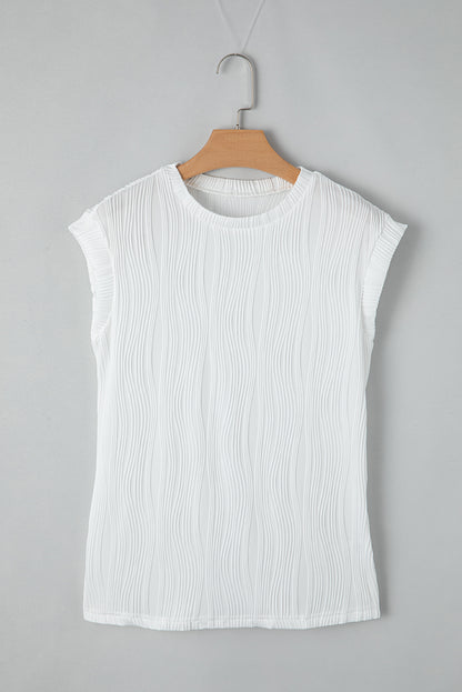 Hailey Wavy Textured Top