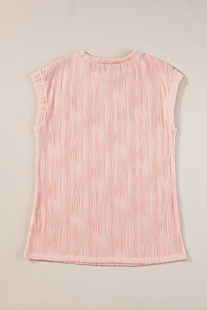 Hailey Wavy Textured Top