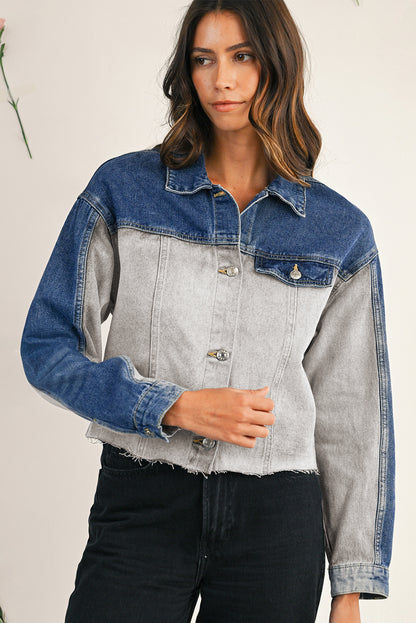 Nara Dual-tone Denim Jacket