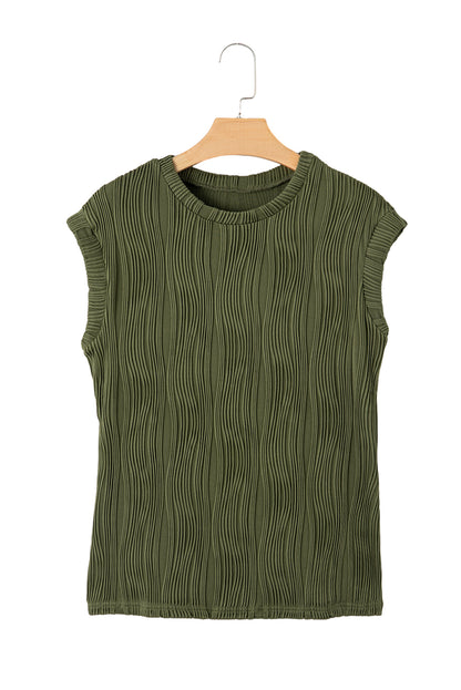 Hailey Wavy Textured Top