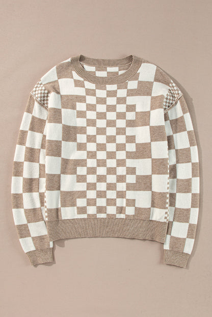 Kaya Checkered Sweater